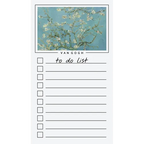 To Do List Notepad: Van Gogh Paintings, Checklist, Task Planner for Grocery Shopping, Planning, Organizing - Paperback