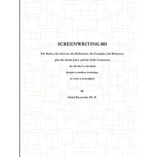 Screenwriting 001