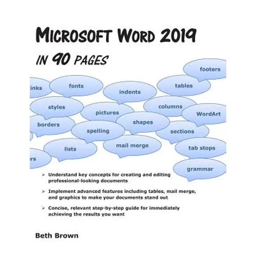 Microsoft Word 2019 In 90 Pages