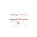 Wpa: Writing Program Administration 33.3