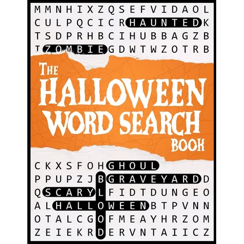Halloween Word Search Book: A Spooky Halloween Puzzle Book for Adults and Teens