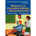 Research and Evaluation Methods in Special Education