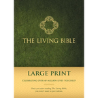Living Bible Paraphrased-LIV-Large Print - Hardcover
