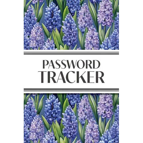 Password Tracker (Hyacinths): 6"x9" Alphabetical Password Logbook for Easy Organization