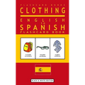 Clothing - English to Spanish Flash Card Book: Black and White Edition - Spanish for Kids