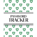 XL Large Print Password Tracker (Lock Shield Green): 8"x10" 450+ Alphabetical Password Logbook for Easy Organization; Perfect for Seniors with its 16