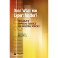 Does What You Export Matter?: In Search of Empirical Guidance for Industrial Policies