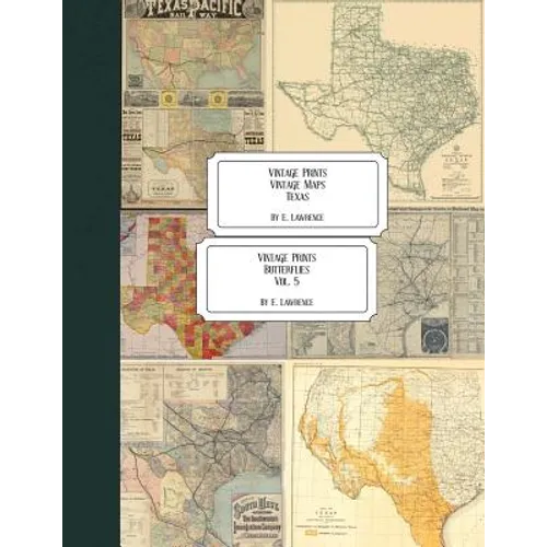 Vintage Prints: Vintage Maps: Texas