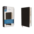 Niv, Pocket Thinline Bible, Bonded Leather, Black, Red Letter, Comfort Print