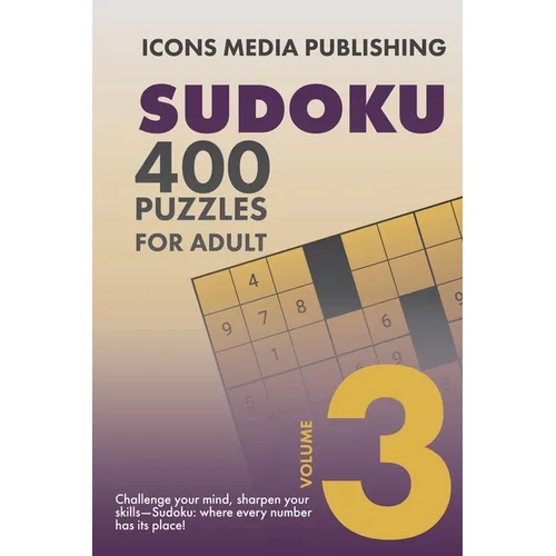 400 Very Hard Level Sudoku Puzzles Volume 3