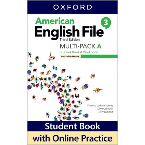 American English File Level 3 Student Book/Workbook Multi-Pack a with Online Practice
