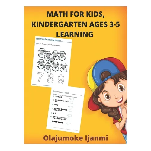 Math For Kids, Kindergarten Ages 3-5 Learning: Math Workbooks For Prekindergartens