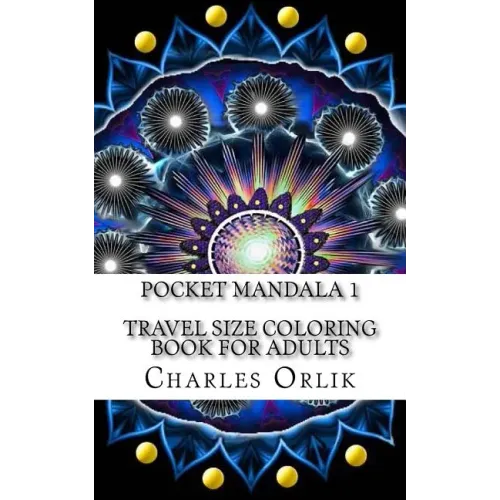 Pocket Mandala 1 - Travel Size Coloring Book for Adults