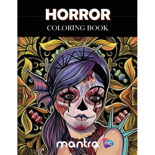 Horror Coloring Book: Coloring Book for Adults: Beautiful Designs for Stress Relief, Creativity, and Relaxation
