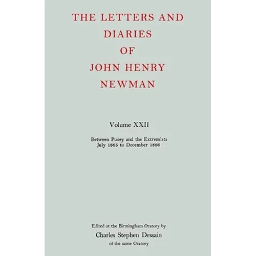 Nld 22: Newman: Letters & Diaries Nld 22 C