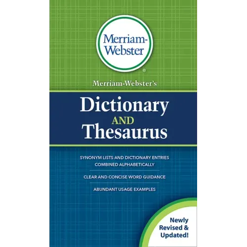 Merriam-Webster's Dictionary and Thesaurus
