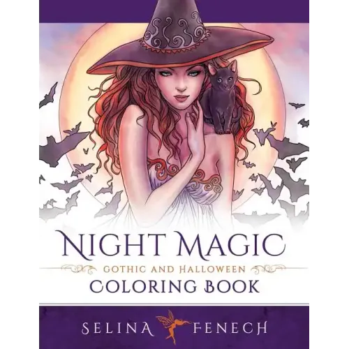 Night Magic - Gothic and Halloween Coloring Book