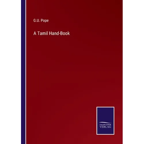 A Tamil Hand-Book