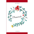Internet Passwords Logbook: Flower Bloom Usernames and Password Saver by Elite Journals