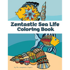 Zentastic Sea Life Coloring Book - Paperback