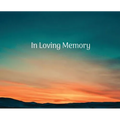 Condolence book for funeral landscape (Hardcover): Memory book, comments book, condolence book for funeral, remembrance, celebration of life, in lovin