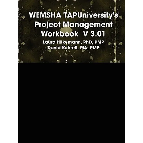 WEMSHA TAPUniversity's Project Management Workbook V 3.01