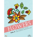 Flowers 50 Coloring Pages For Adults Relaxation Vol.4