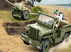 WWII - U.S. Army M38 Jeep With Artillery - Mil-Blox