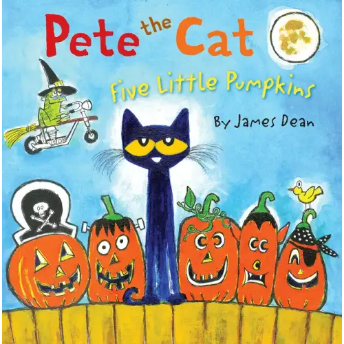 Pete the Cat: Five Little Pumpkins: A Halloween Book for Kids