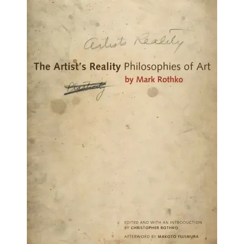 The Artist's Reality: Philosophies of Art