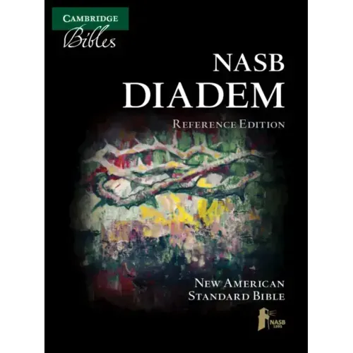 NASB Diadem Reference Edition, Black Calf Split Leather, Red-Letter Text, Ns544: Xr