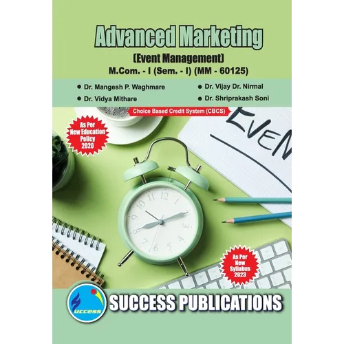 Event management, First Year, M.Com, Sem-I-English