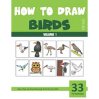 How to Draw Birds for Kids - Volume 1