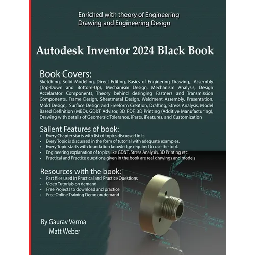 Autodesk Inventor 2024 Black Book