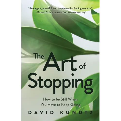 The Art of Stopping: How to Be Still When You Have to Keep Going (Mindfulness Meditation, Coping Skills)