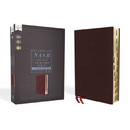 Nasb, Thinline Bible, Large Print, Bonded Leather, Burgundy, Red Letter Edition, 1995 Text, Thumb Indexed, Comfort Print