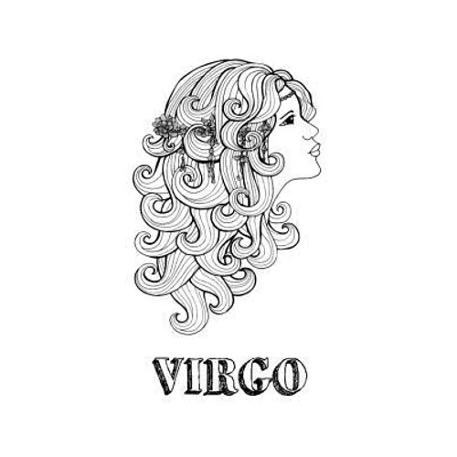 Virgo: Coloring Book with Three Different Styles of All Twelve Signs of the Zodiac. 36 Individual Coloring Pages. 8.5 x 11