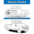 Classic Trucks: Adult Coloring Book