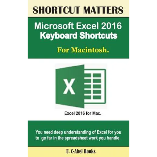 Microsoft Excel 2016 Keyboard Shortcuts For Macintosh