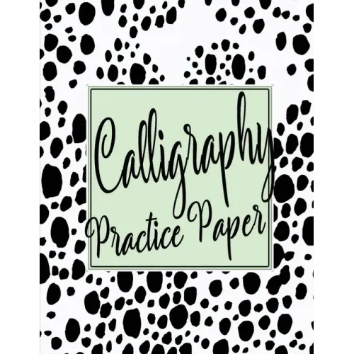 Calligraphy Practice Sheets: Workbook of Slanted Grid Calligraphy Paper Modern Calligraphy Handwriting for Beginners - Black Dots
