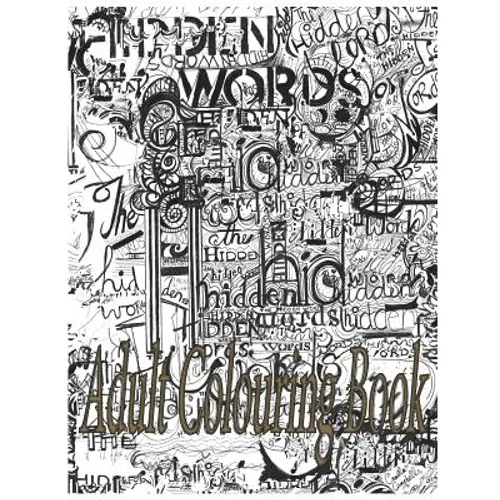 Hidden Words: Adult Colouring Book