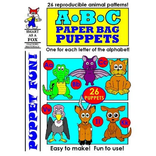 ABC Paper Bag Puppets