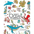 Wonder ocean coloring books for adults: Adult Coloring Book - Paperback