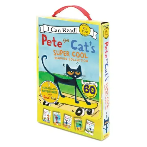 Pete the Cat's Super Cool Reading Collection: A Box of 5 I Can Read Favorites for Beginner Readers