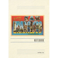 Vintage Lined Notebook Greetings from San Francisco, California