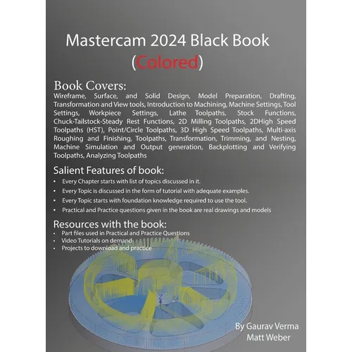 Mastercam 2024 Black Book: Colored