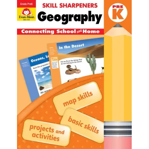 Skill Sharpeners: Geography, Prek Workbook