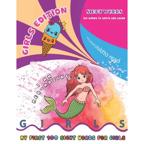 Learn to read: sight words and spelling workbook and phonics words for girls ages 5-7 - high frequency words for struggling readers