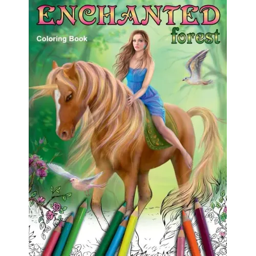 Enchanted Forest. Coloring book: Coloring Book for Adults