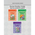 Basic Reading Series, Parent-Teacher Guide for Levels D, E and F